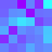 square pixels in varying shades of blue and purple arranged without visible text or symbols