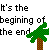 Pixelated static image featuring black text and a green palm tree icon on white background.