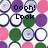 Animated sequence of colorful dots with text overlays reading "Oooh! Look at the Pretty Dots!" in a pattern