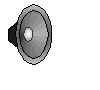 A static speaker icon with musical notes and symbols in various colors appearing around it.