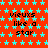 Red background with cyan stars and repeated black text "vieux like a star" in a pattern