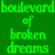 A 50x50 pixel animated contact sheet showing two frames of a green text logo on contrasting backgrounds, with visible pixelation and dithering effects.