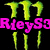 Pixelated green hand cursor with 'Shadow!' text, pink 'RileyS3' above, red 'Loves' on purple background.