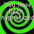 Green and black spiral pattern with pink text reading "You have been hypnotized" repeated across four quadrants.