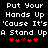 Pixelated text and red heart symbols on a black background, with repeated phrases and heart sequences.