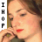 Pixelated close-up of a person with light skin holding an object near their mouth, red lips visible, dark hair on the right side.