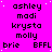 A static image with a bright pink background displaying repeated text in black pixelated font, including names and 'BFFL' phrases.