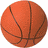 Four sports balls displayed in a : basketball, baseball, softball, and American football