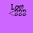 Pixelated icon with 'L' and '<333' text on four colored backgrounds: purple, light blue, green, and gray.