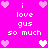 Pixelated pink background with white text and heart symbols arranged in a pattern