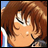A pixelated anime-style character with brown hair and closed eyes on the left, next to a black background with white text "Anime IM" above smaller text "com" on the right.