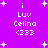 Purple background with white pixelated text and star shapes; four identical sections arranged in a pattern