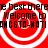 Red background with white concentric circles and repeated black text reading 'Welcome to ONCSTO-MOTION' and 're best there' in pixelated font.