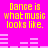 Bright pink background with yellow pixelated text reading "Dance is what music looks like." and white audio equalizer bars that shift between two states.