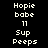 pixelated text phrases on a black background with orange highlight rectangles, showing animated selection changes across three