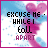 identical square icons with pink borders, each displaying text 'EXCUSE ME WHILE I FALL APART' over a blue and white cloud background with pink smoke-like shapes