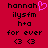 Red background with black pixelated text and symbols; left side shows a pink heart symbol, right side is identical without the heart.