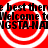 Red background with white concentric circles and repeated black text reading "best there Welcome to IGSTA-NA" in a pixelated style.
