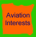 Three animated frames of an orange and green buddy icon with "Aviation Interests" text on a gray background.