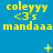 Yellow text on blue background with repeated names and symbols, animated sparkles appear in different positions across frames.