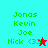 A split-screen animation shows two versions of a pixelated text list with names and numbers, each featuring distinct background colors and animated icons.