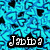 Pixelated blue and black background with white text reading "Jadis?" in a bold, blocky font on a black rectangular base.