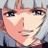 A 48x48 pixel buddy icon featuring a close-up of an anime-style character with light blue hair and pink cheeks, alongside text reading "Anime IM" and "COM" on a black background.
