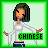 Pixel art icon of a woman in white traditional clothing with green border and "CHINESE" text banner, static single-frame image.