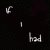 Animated sequence of white text and symbols on black background with gray rectangle in bottom-right corner.
