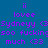 Pixelated text in purple and magenta on a blue background, with repeated phrases including 'ii', 'lovee', 'Sydneyy', 'soo fucking', and 'much <33' arranged across multiple