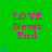 Green background with pink text 'LOVE Never End' and blue heart symbols in a pattern, showing animation changes across observations