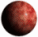 five and five of red marbled spheres with subtle shading variations across each sphere's surface