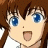 A 48x48 pixel buddy icon featuring a cartoon character with brown hair and blue eyes on the left, paired with text "Anime IM" and "COM" on a black background to the right.