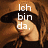 A pixelated image of a person with long brown hair wearing a dark top, showing two sequential text overlays in German.