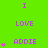 Green background with purple text 'I LOVE ADDIE I' and pink star symbols in a pattern, some stars animate vertically
