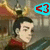 Pixelated image of a person with dark hair and light skin wearing red clothing, with a blue and red 'C3' symbol in the top right corner.