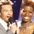 Animated contact sheet showing two people singing into microphones on left, green text logo 'OriginalIcons.com' on right against dark background.