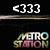 <333 text on black background; 'METRO STATION' in stylized letters with color gradient; group of people with '<33' text overlay; colorful dots and 'rica+ lissy = bffs <3' text on white background.