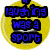 Yellow circular icon with pixelated text overlays and mouth expressions changing across frames.