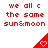 Red pixelated text and heart icons on white background, with repeated phrases and triangular red shapes containing hearts.