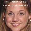 identical smiling faces with light brown hair and earrings, each face showing subtle variations in expression