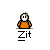 Pixelated orange-shirted character with white head, multiple poses including raised hands and speech bubbles saying 'DUDE, YOU GOT IT ON', 'THE I.M.!!!', 'NASTY !!!!!' over gray background.