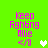 Green background with pink text reading 'Keep Fighting Allie <3' and a white heart icon that changes to light green.