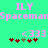 Pixelated pink text and symbols on a bright green background with two identical side-by-side layouts.