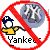 Static pixel art icon featuring a red prohibition symbol over a cartoon character, moon, and text "Yankee" with partial obscuration.