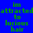 Green pixelated text on a solid blue background reads "im attracted to luscious hair" in two identical vertical