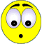 Yellow cartoon face with wide eyes and a small mouth, displaying multiple eye positions across four of five icons each