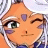 A pixelated anime-style character face with a wink on the left side of a contact sheet, next to stylized text reading "Anime IM" and "COM" on a black background.