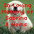 Pixelated image of a light-colored dog with a dark nose and mouth, overlaid with red text reading "In Loving Memory of Sabrina .E Heins" on a green background.
