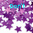 Purple star pattern with cyan text 'Don't Move On' across four , transitioning from full to partial visibility